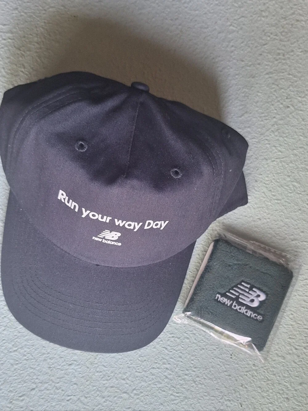 New Balance Ball Cap & Wrist Band